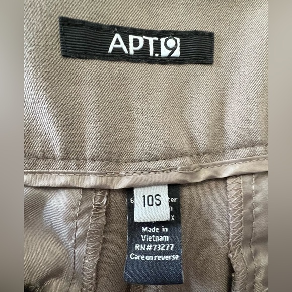 Apt. 9 Women’s Dress Pants Olive size 10S - Picture 5 of 5